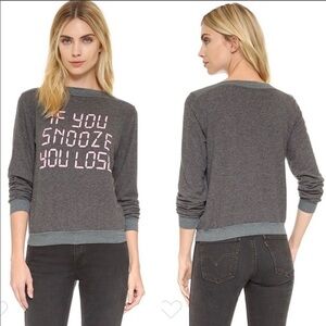 Wildfo If You Snooze You Lose BBJ Pullover Sz S